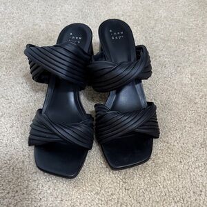 A New Day Elegant Black Sandals
